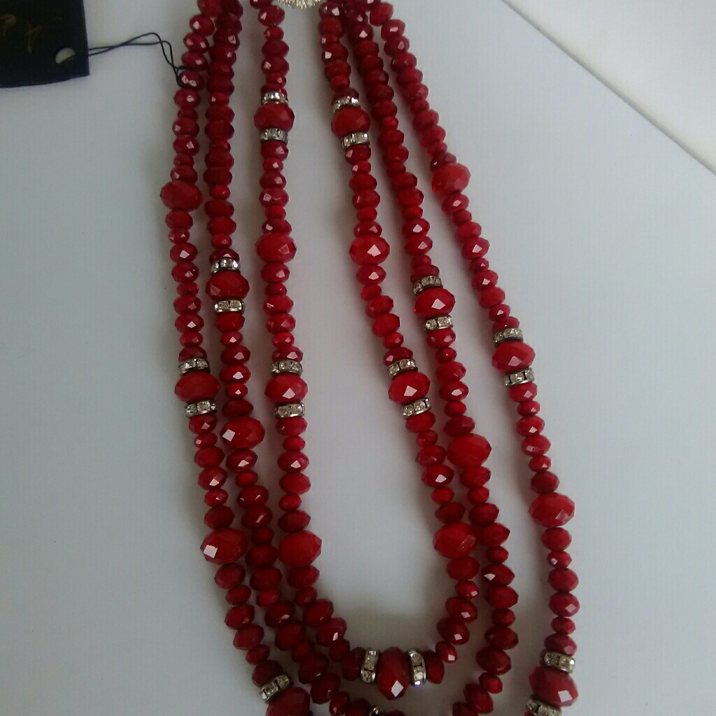 Necklace, Ruby Quartz